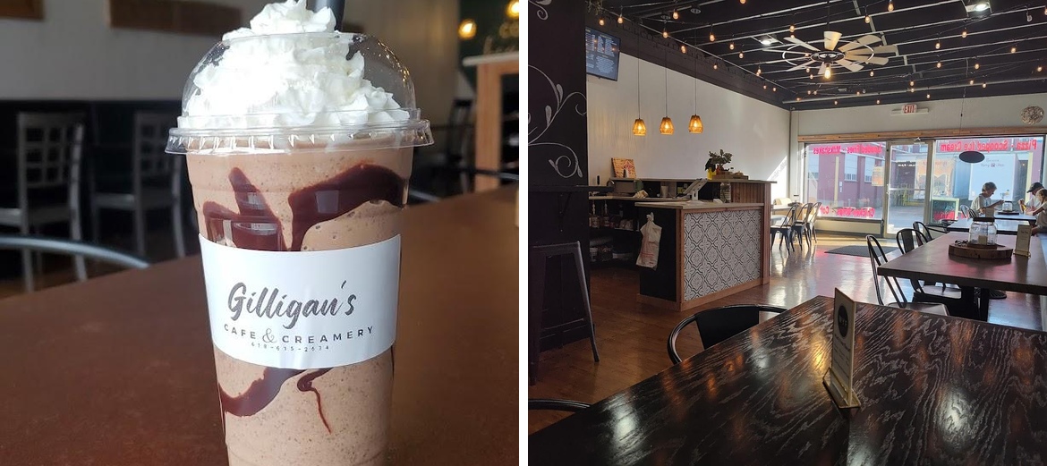 Gilligan's Cafe & Creamery Menu